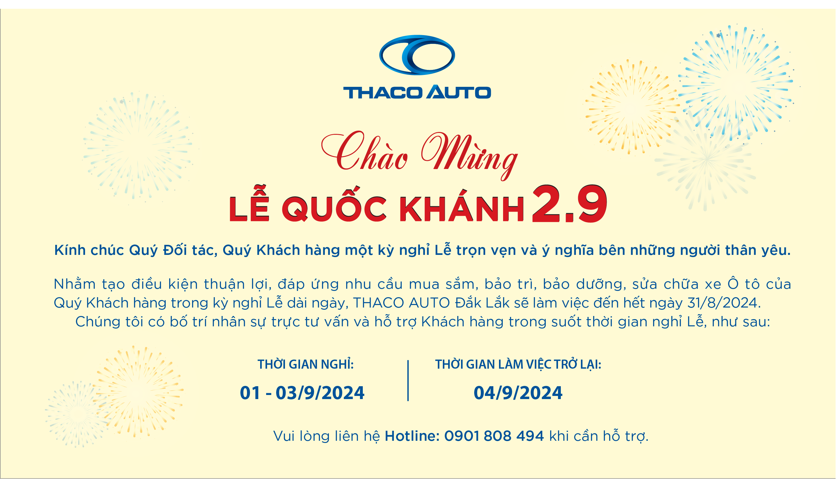 CHÀO MỪNG LỄ QUỐC KHÁNH 2-9