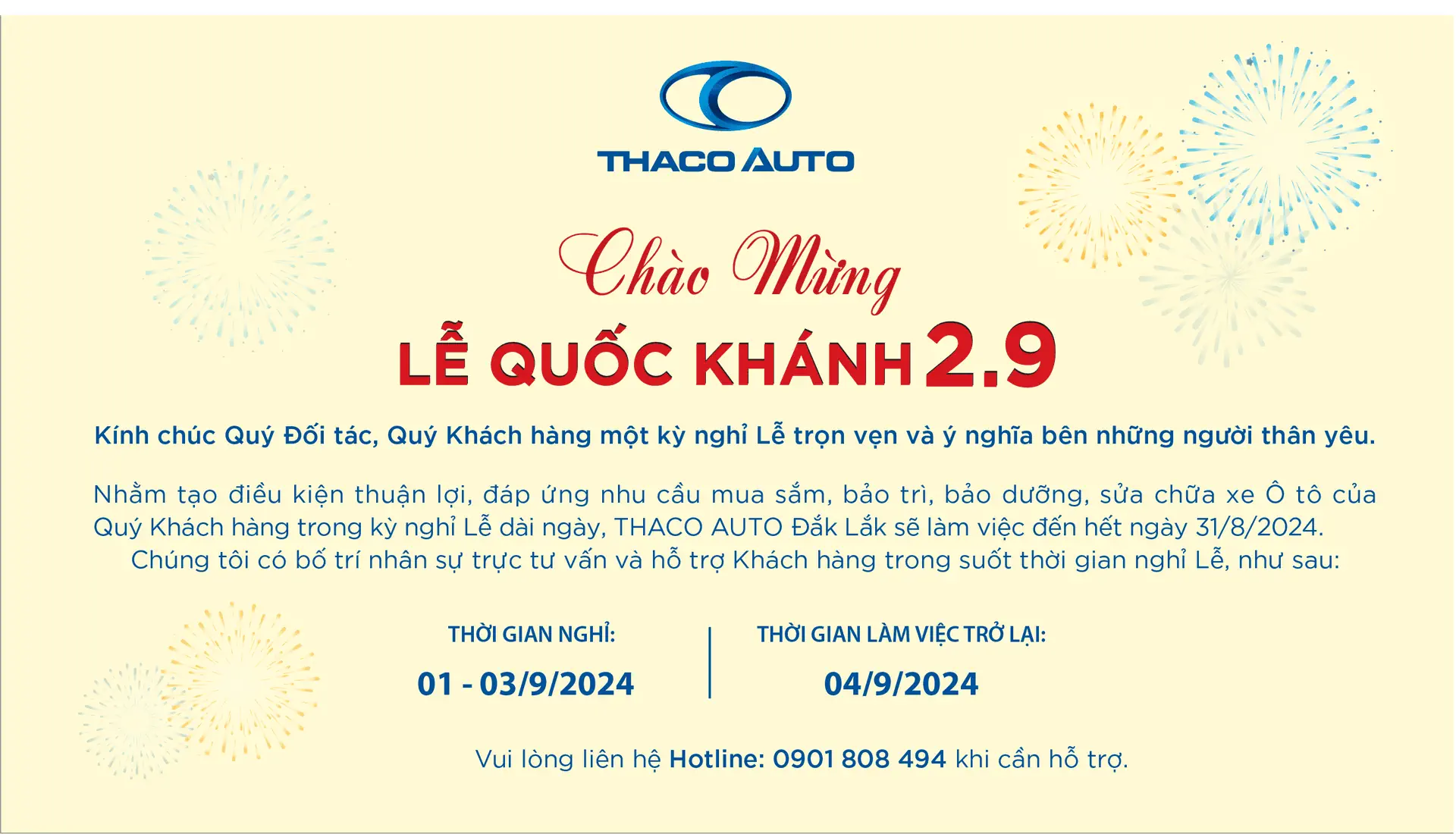 CHÀO MỪNG LỄ QUỐC KHÁNH 2-9