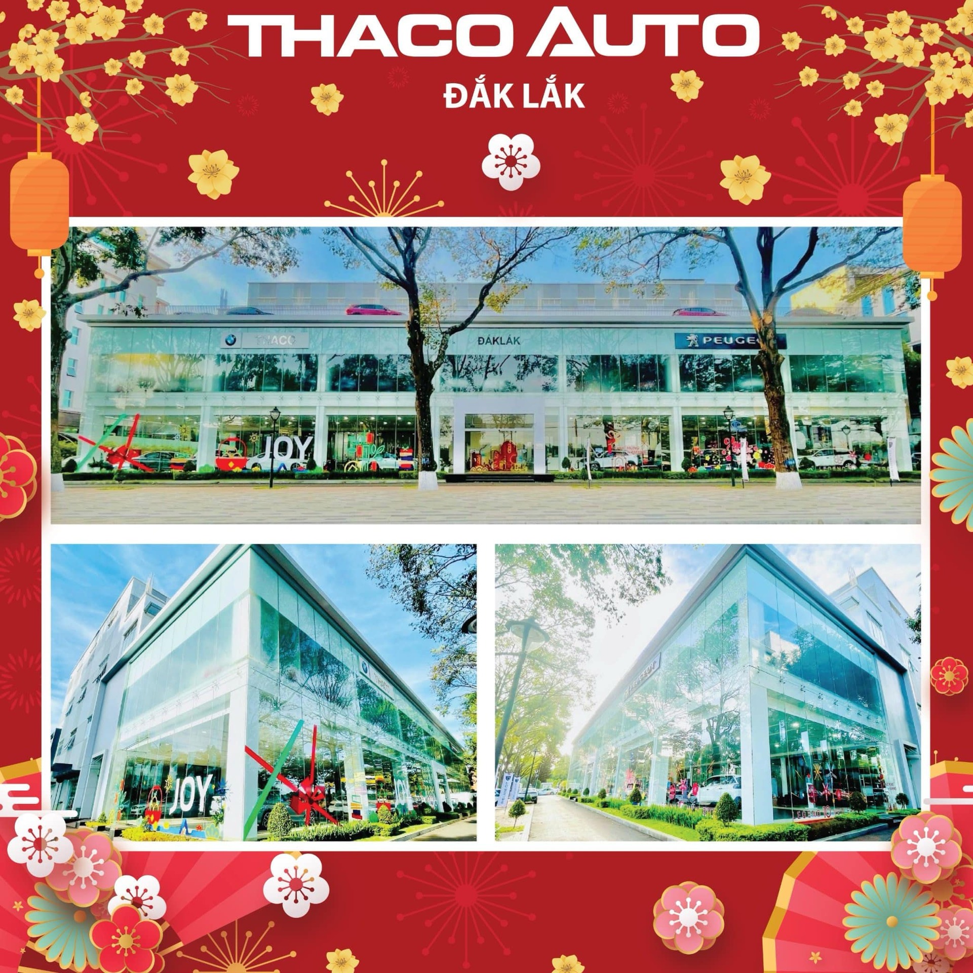 Không khí Xuân Giáp Thìn 2024 đã ngập tràn tại THACO AUTO Đắk Lắk