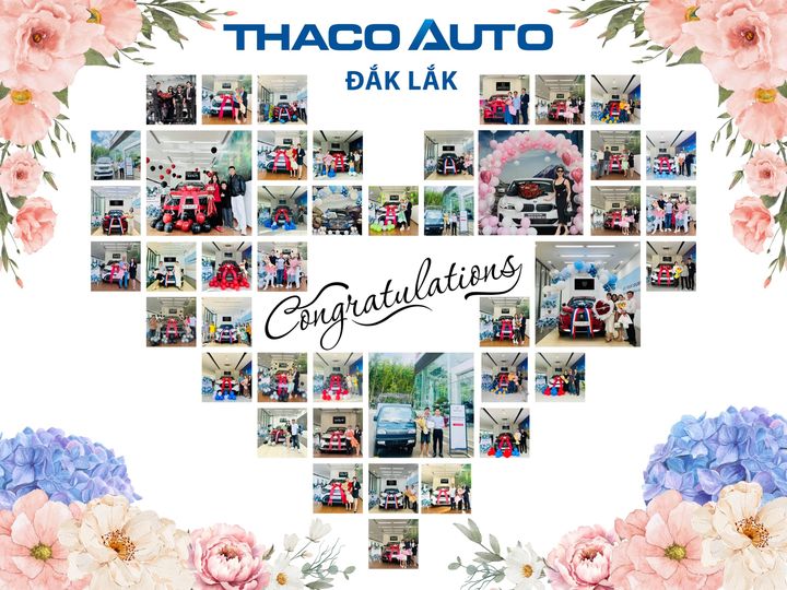 THACO AUTO Đắk Lắk bàn giao xe Kia, Mazda, Peugeot, BMW & Tải Bus đến quý khách hàng thân yêu