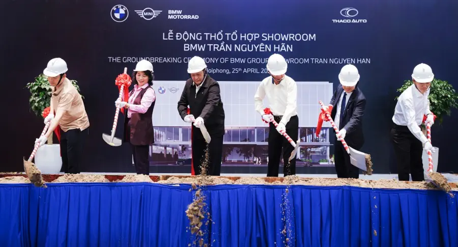 THACO AUTO tổ chức lễ động thổ showroom BMW Retail.Next tại Hải Phòng