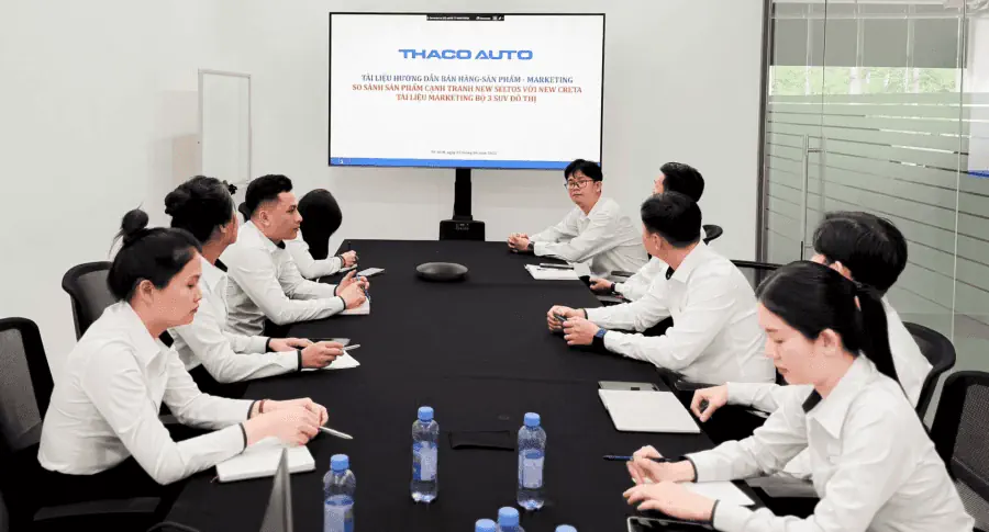 THACO AUTO Đắk Lắk - Tổ chức đào tạo nâng cao năng lực bán hàng và chiến lược marketing cho bộ 3 SUV đô thị