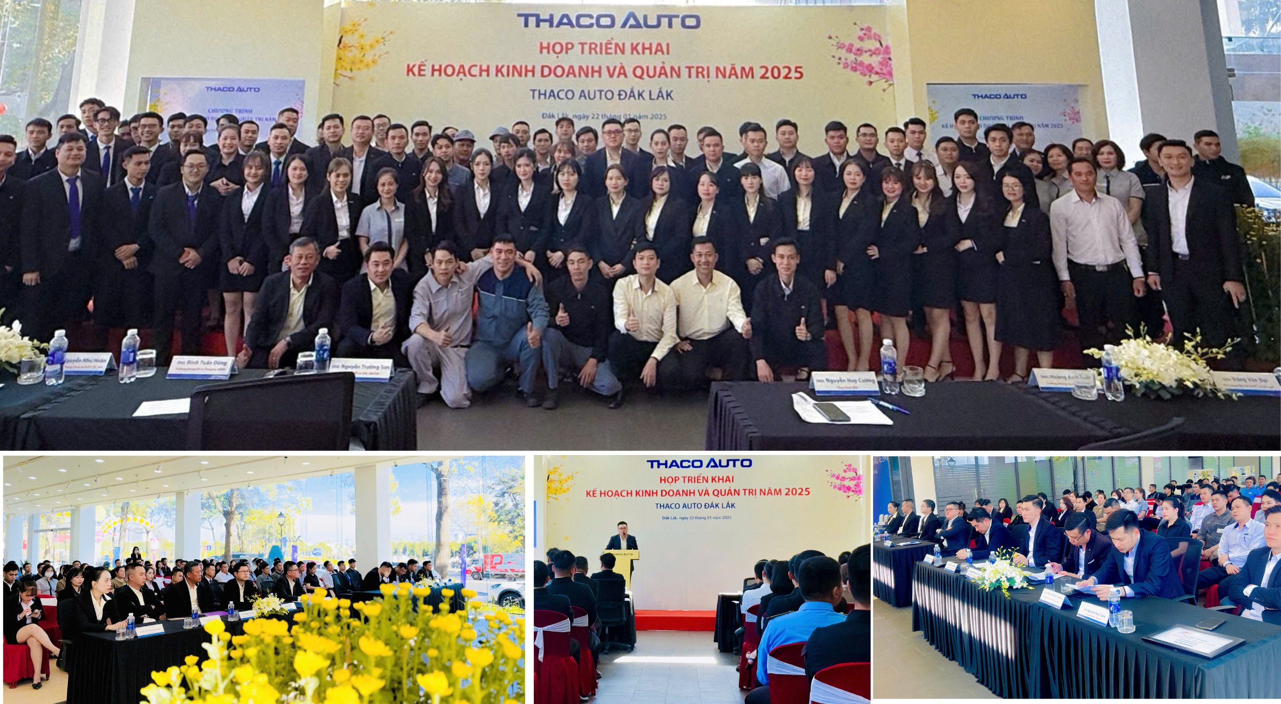 THACO AUTO Đắk Lắk tổ chức họp triển khai kế hoạch kinh doanh & quản trị năm 2025 - Tiệc cuối năm & Hội diễn văn nghệ Xuân Ất Tỵ 2025