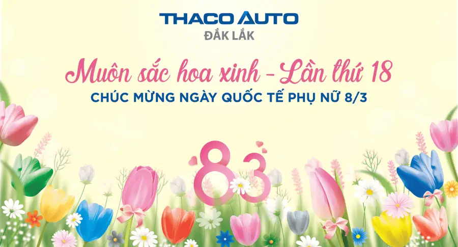 THACO AUTO Đắk tổ chức chương trình "Muôn sắc hoa xinh - Lần thứ 18"