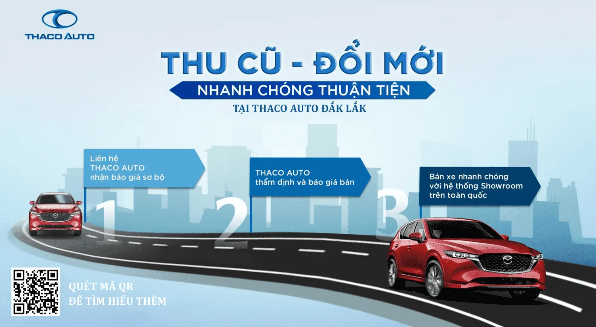 Thu Cũ – Đổi Mới Nhanh Chóng & Thuận Tiện Tại THACO AUTO Đắk Lắk
