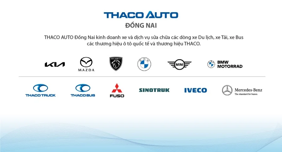 THACO AUTO ĐỒNG NAI – HỆ THỐNG 5 CỤM SHOWROOM ĐA ĐIỂM TẠI ĐỒNG NAI