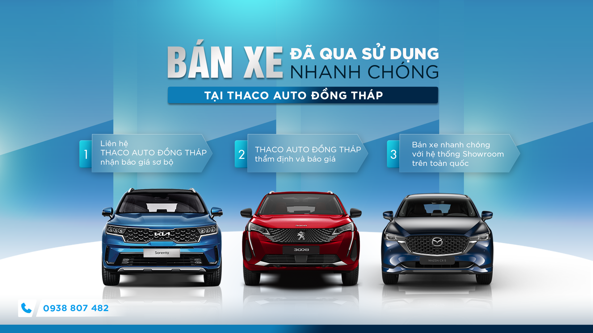 Bán xe đã qua sử dụng nhanh chóng tại THACO AUTO Đồng Tháp