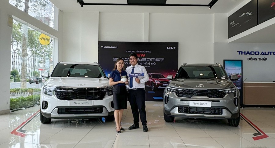 Khám phá bộ đôi SUV đô thị thế hệ mới New Seltos & New Sonet tại THACO AUTO Đồng Tháp