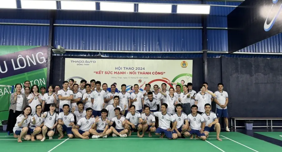 Chính thức khai mạc Hội thao “Kết sức mạnh - Nối thành công” năm 2024 tại THACO AUTO Đồng Tháp
