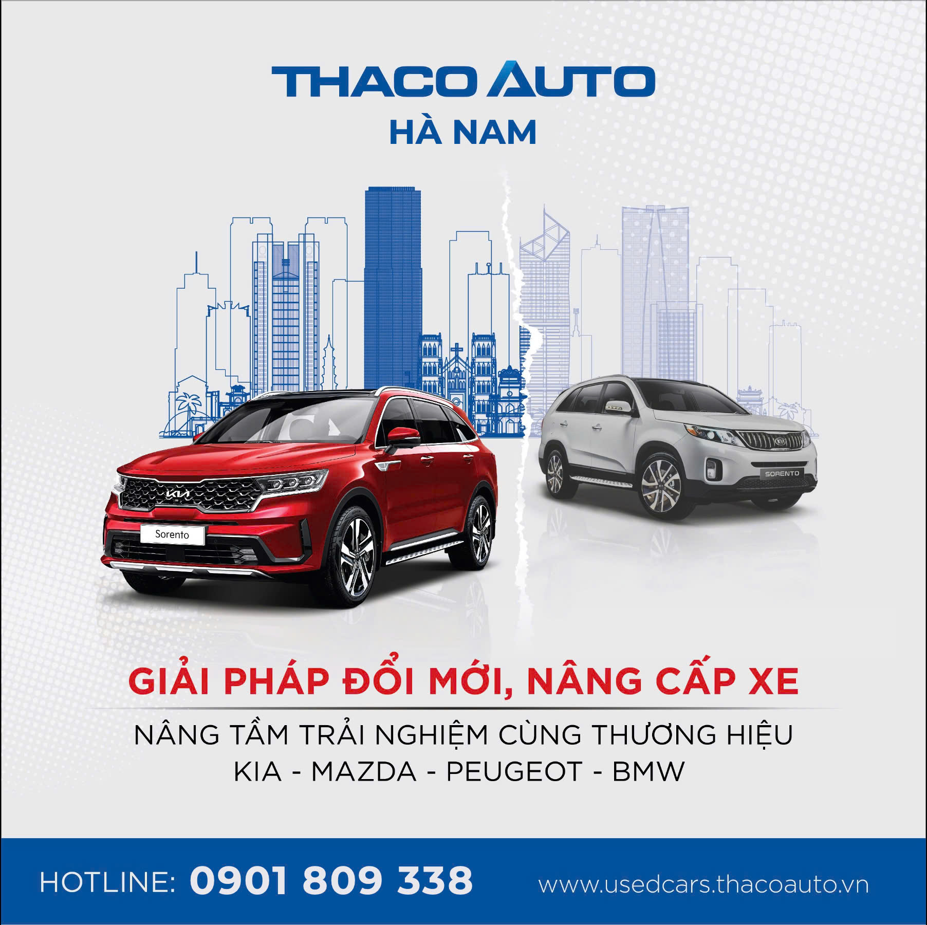 THACO AUTO HÀ NAM thu mua xe đã qua sử dụng