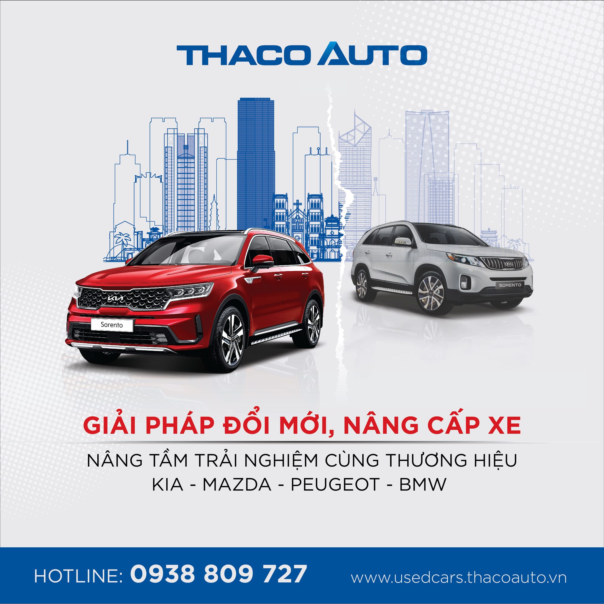 ĐỔI XE MỚI CÙNG THACO AUTO HẢI PHÒNG – ĐA DẠNG THƯƠNG HIỆU, NÂNG TẦM TRẢI NGHIỆM