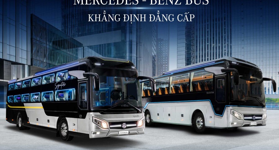 Xe bus cao cấp Mercedes-Benz: Khẳng định đẳng cấp