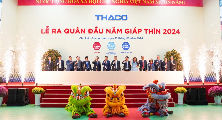 THACO AUTO Đồng Nai tổ chức chương trình Lễ Khai niên Giáp Thìn 2024