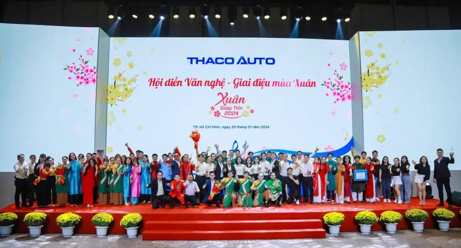 Hội diễn văn nghệ Giai Điệu Mùa Xuân – Xuân Giáp Thìn 2024 tại THACO AUTO đầy ắp cảm xúc