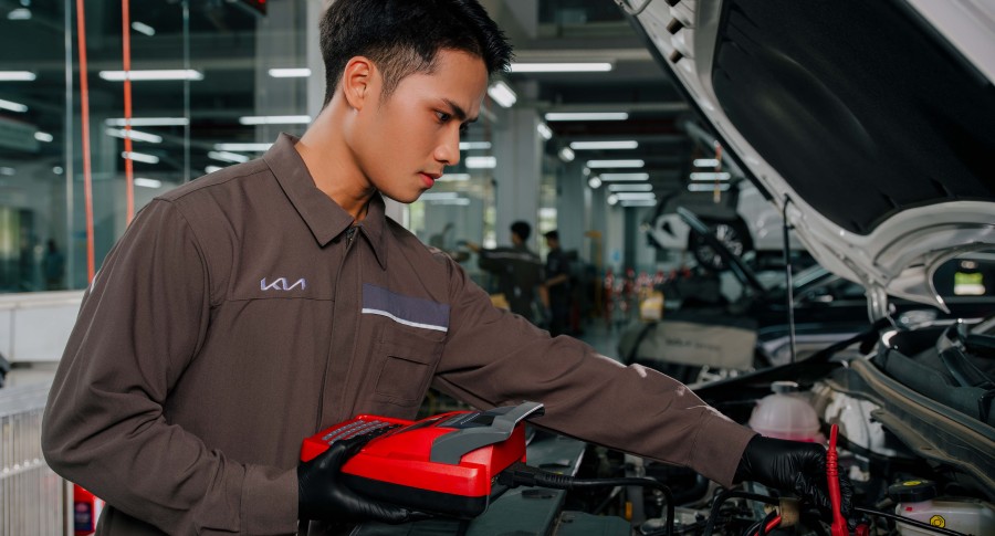 Hệ thống xưởng dịch vụ xe du lịch THACO AUTO: Sự tận tâm tạo nên giá trị