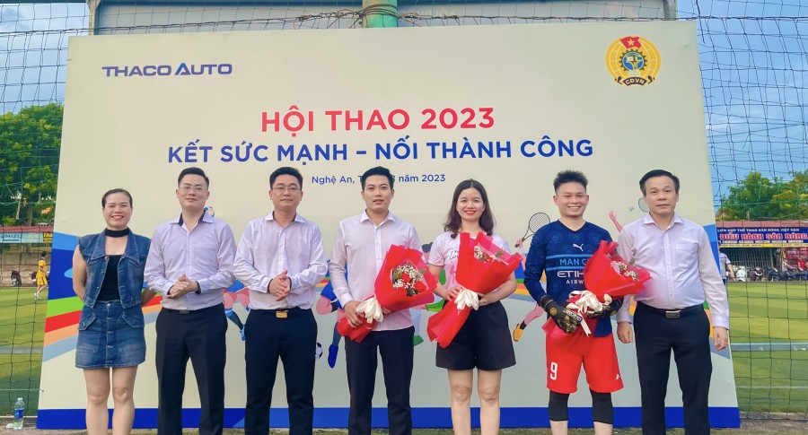 KHAI MẠC HỘI THAO THACO AUTO NGHỆ AN 2023 KẾT SỨC MẠNH - NỐI THÀNH CÔNG