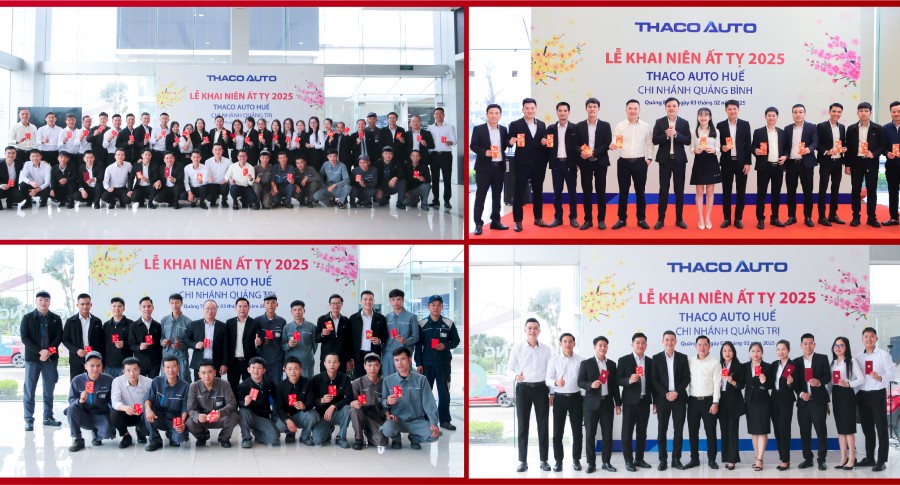 THACO AUTO Quảng Bình tổ chức chương trình Lễ Khai niên Ất Tỵ 2025