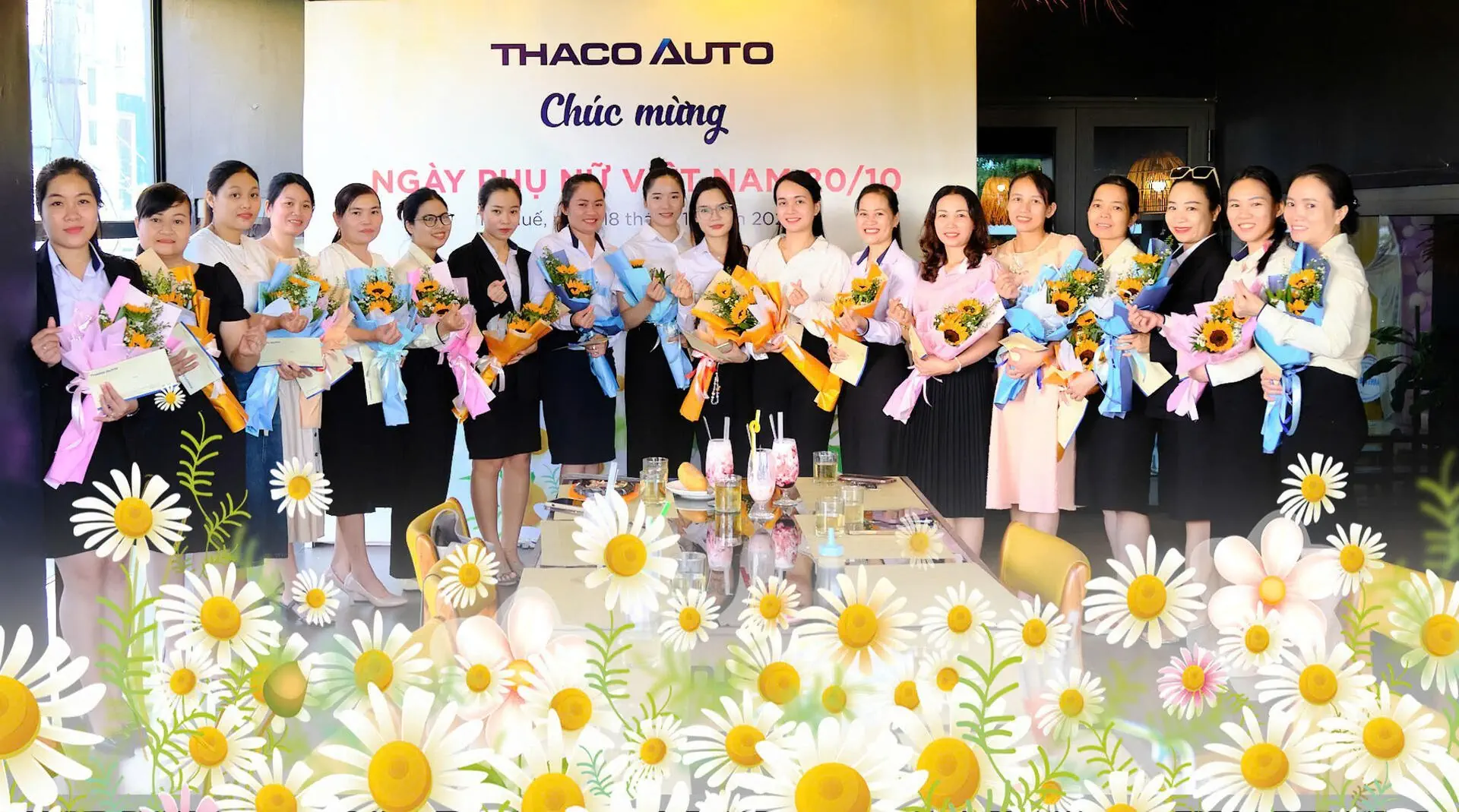 Nữ CBNV THACO AUTO Huế rạng rỡ trong Ngày Phụ nữ Việt Nam 20/10