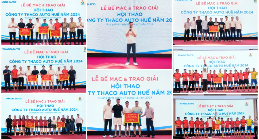 THACO AUTO Huế khép lại Hội thao năm 2024 với nhiều dấu ấn đẹp