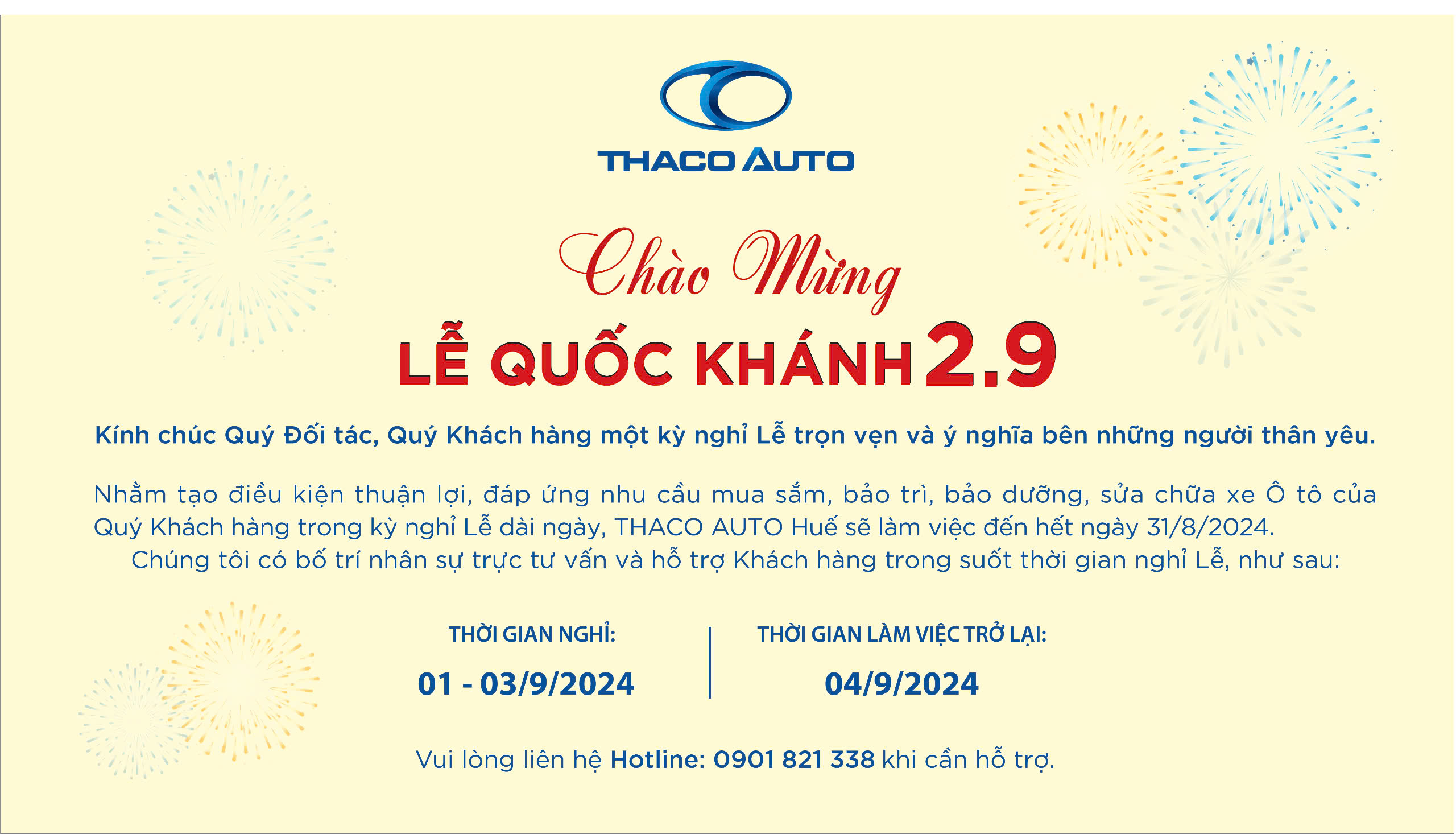 CHÀO MỪNG LỄ QUỐC KHÁNH 02/09