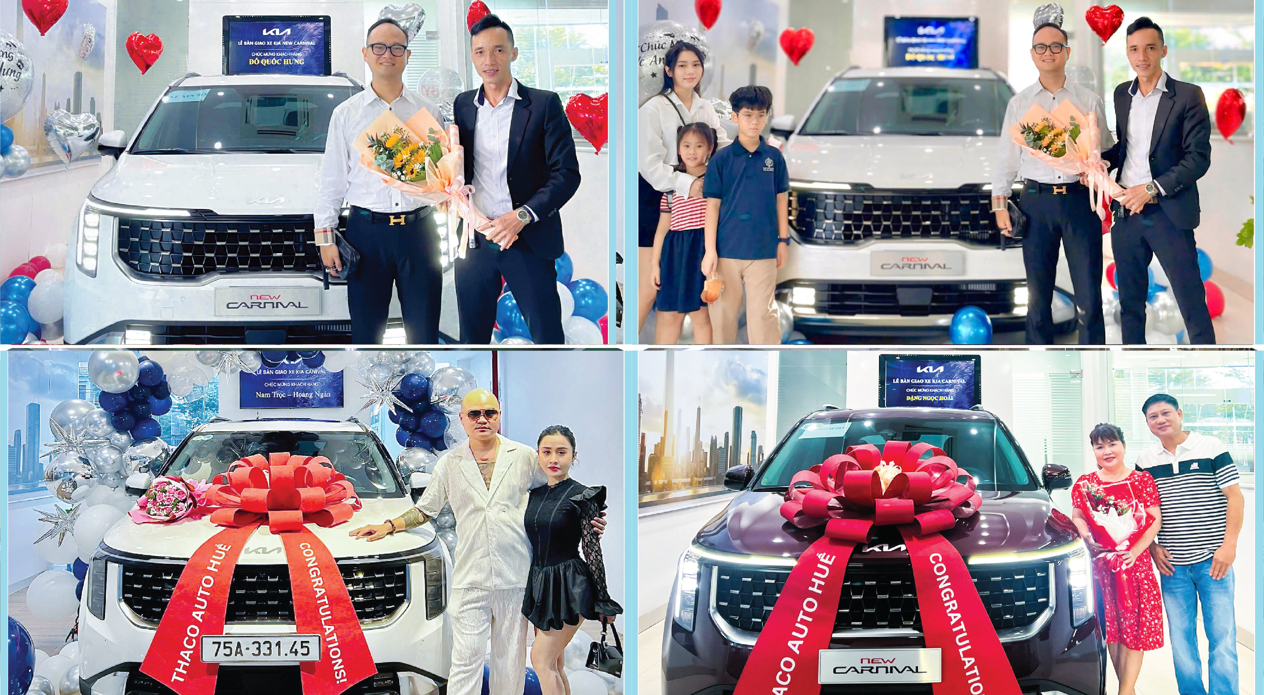 THACO AUTO Huế bàn giao xe Kia New Carnival đầu tiên tại Huế