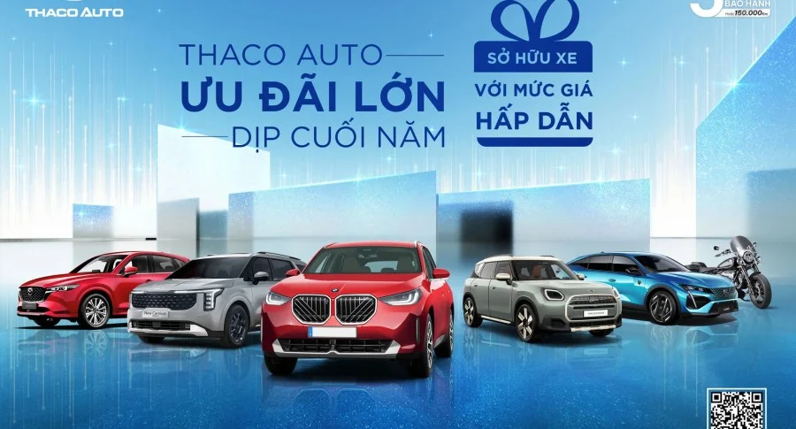 THACO AUTO ưu đãi lớn dịp cuối năm