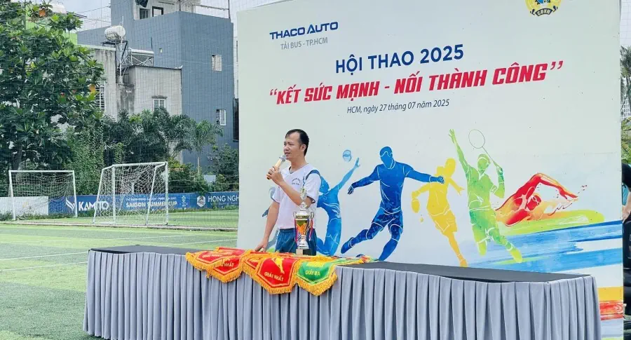Tổng kết thành tích Hội thao 2025 tại THACO AUTO Tải Bus - TP.HCM