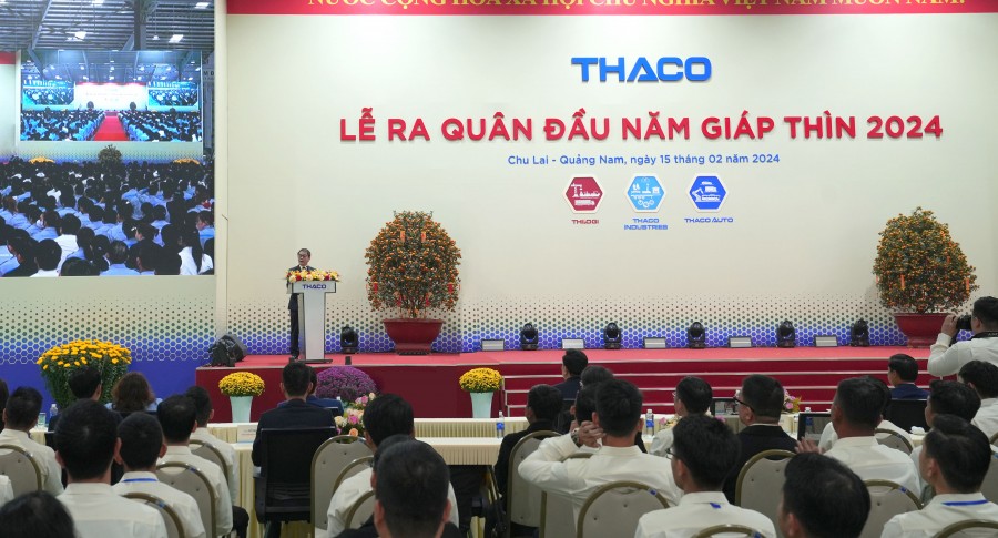 THACO AUTO Lâm Đồng tổ chức chương trình Lễ Khai niên Giáp Thìn 2024