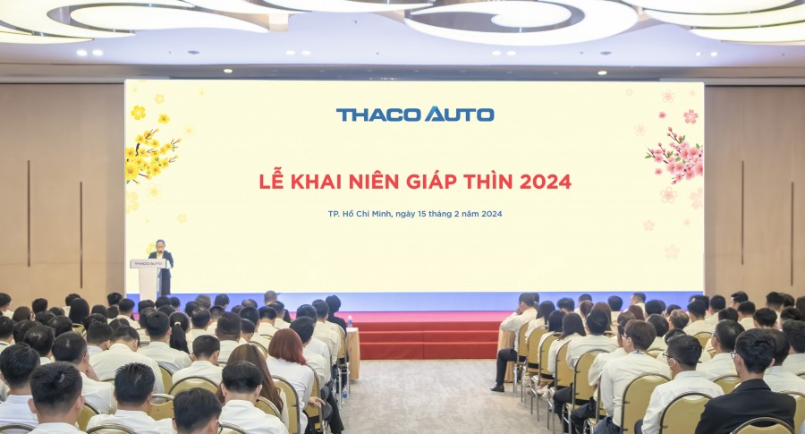 THACO AUTO tổ chức Lễ Khai niên Giáp Thìn 2024