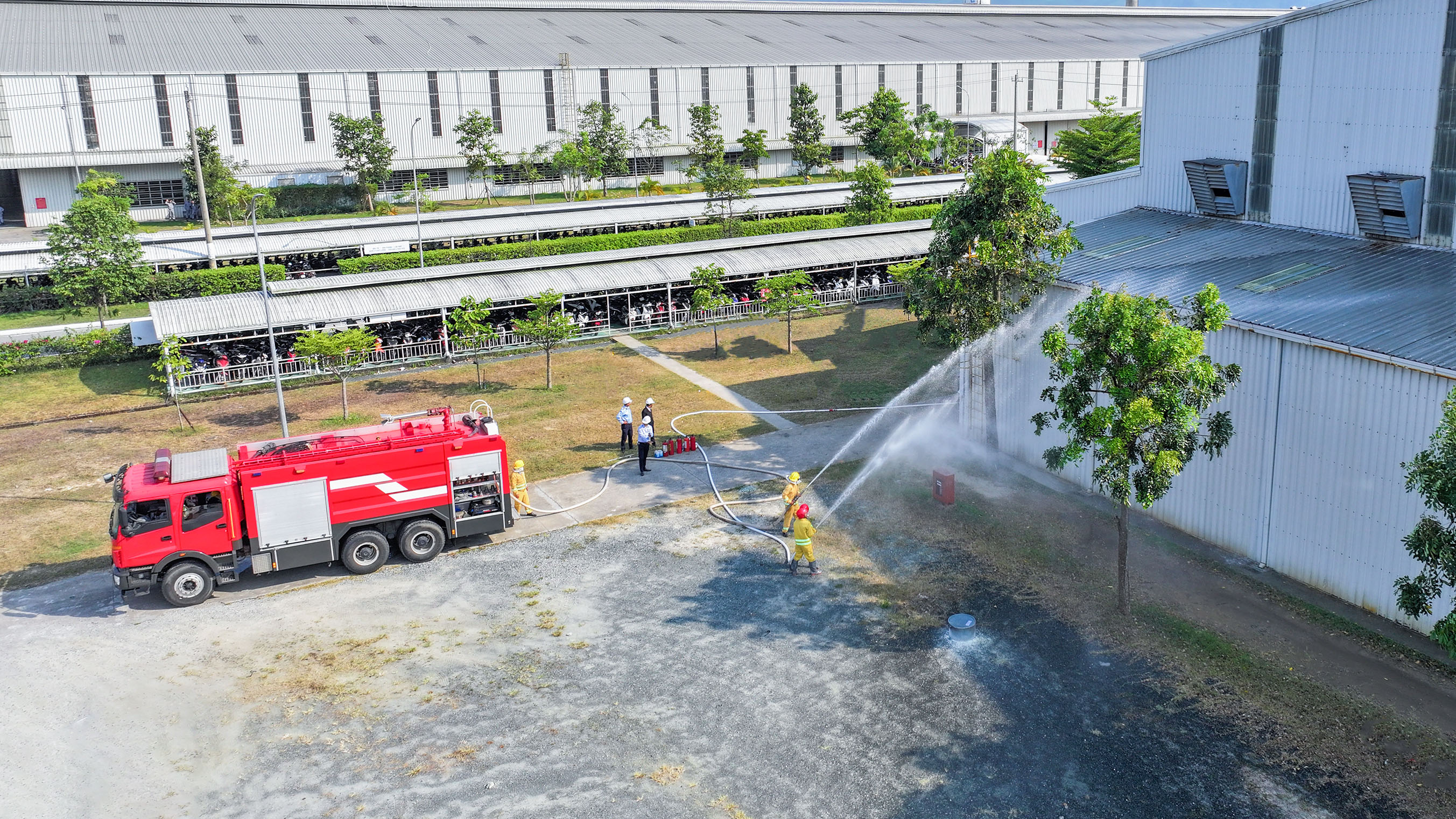 THACO KIA Plant organizes emergency response drills