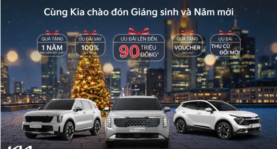 KIA CHÀO ĐÓN MÙA LỄ HỘI ƯU ĐÃI LÊN ĐẾN 90 TRIỆU ĐỘNG