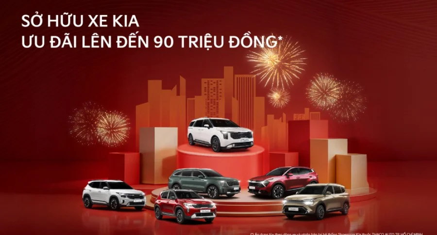 Sở hữu Kia - Ưu đãi lên đến 100 triệu đồng