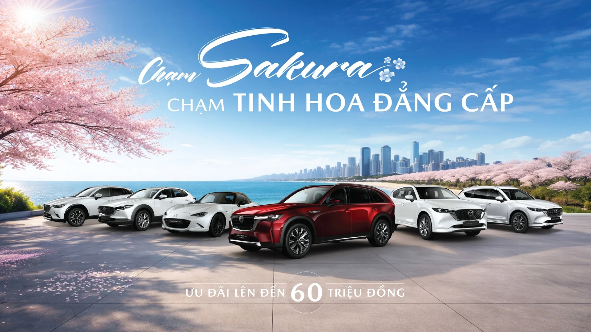 MAZDA CHÀO HÈ RỰC RỠ VỚI NGẬP TRÀN ƯU ĐÃI ĐẾN 90 TRIỆU ĐỒNG