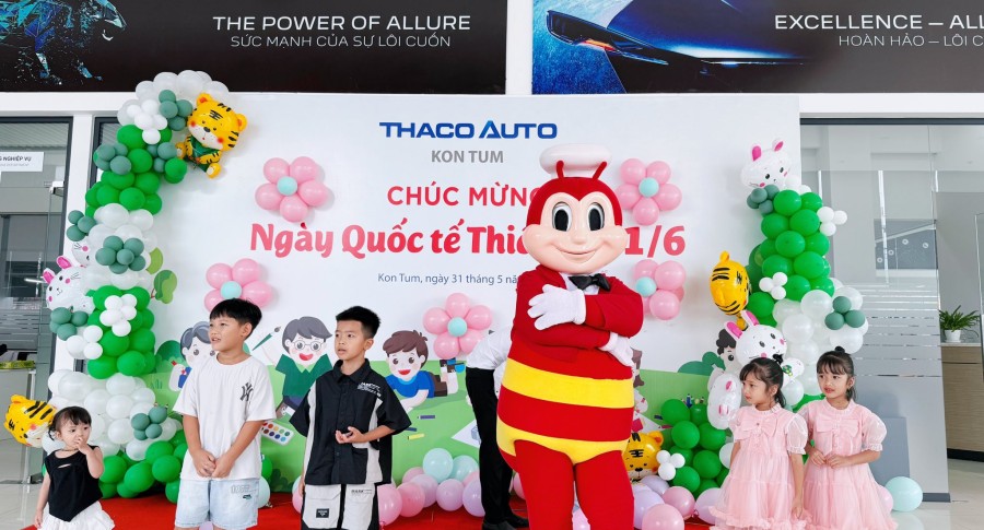 THACO AUTO Kon Tum tổ chức chương trình Ngày Quốc Tế Thiếu Nhi 1/6 Cho Con Em CBNV