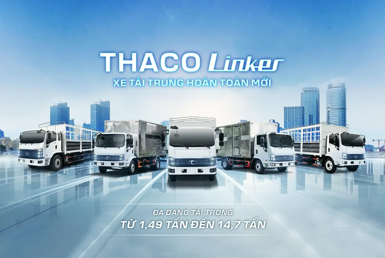THACO LINKER – DÒNG XE TẢI TRUNG HOÀN TOÀN MỚI, TỐI ƯU CHI PHÍ VẬN CHUYỂN