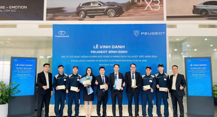 THACO AUTO vinh danh các đại lý chăm sóc khách hàng dịch vụ xuất sắc năm 2024