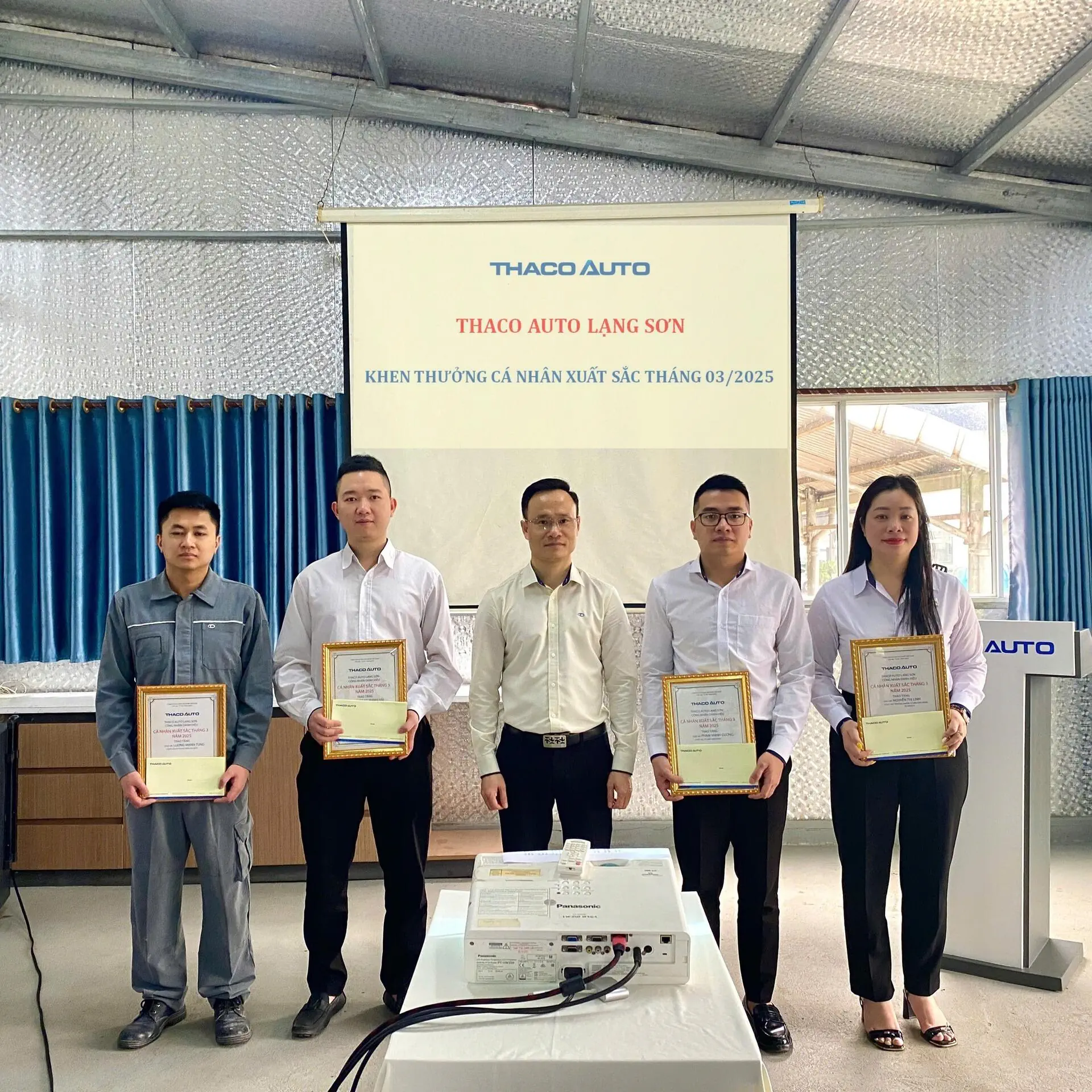 THACO AUTO LẠNG SƠN - KHEN THƯỞNG CÁ NHÂN XUẤT SẮC THÁNG 03.2025