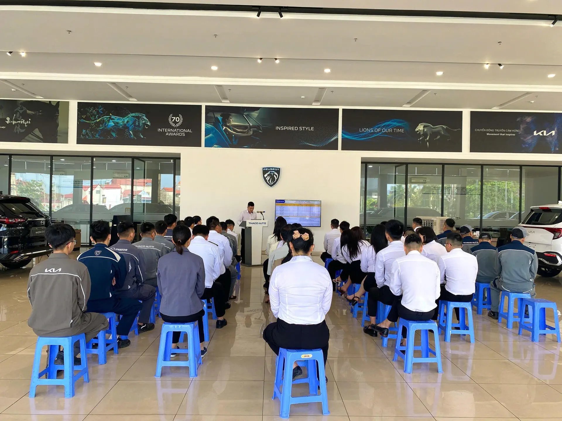 CHÀO CỜ THÁNG 05/2025 TẠI THACO AUTO LẠNG SƠN