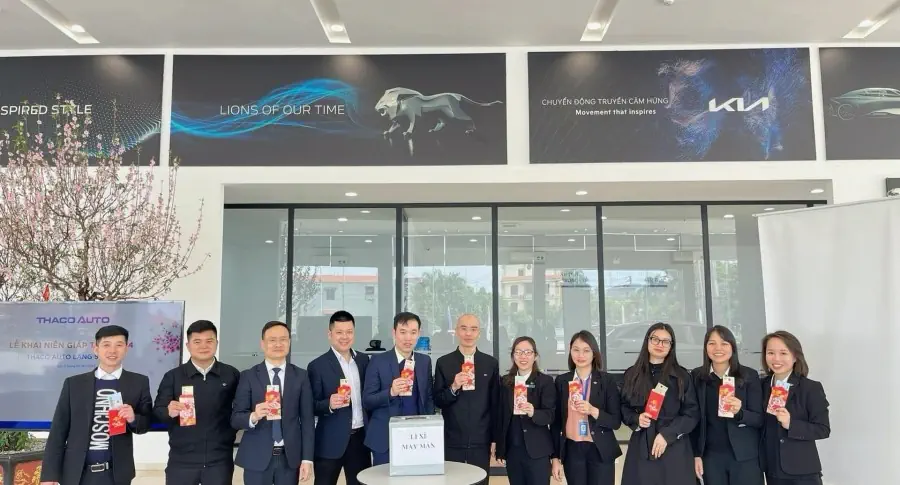 THACO AUTO LẠNG SƠN TỔ CHỨC CHƯƠNG TRÌNH LỄ KHAI NIÊN GIÁP THÌN 2024