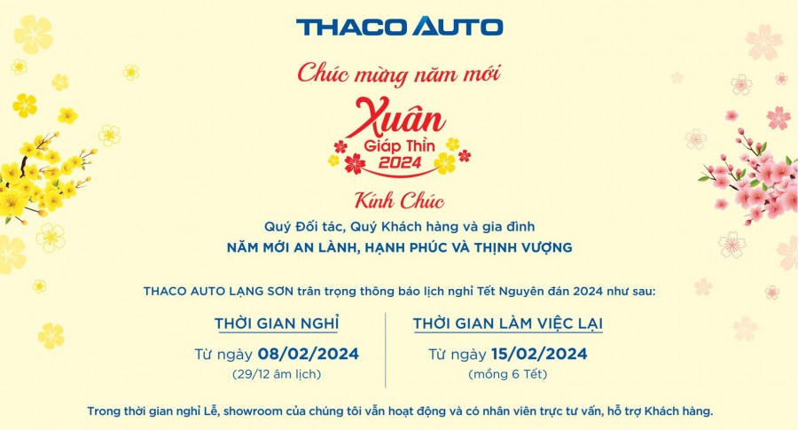 CHÚC MỪNG NĂM MỚI - XUÂN GIÁP THÌN 2024