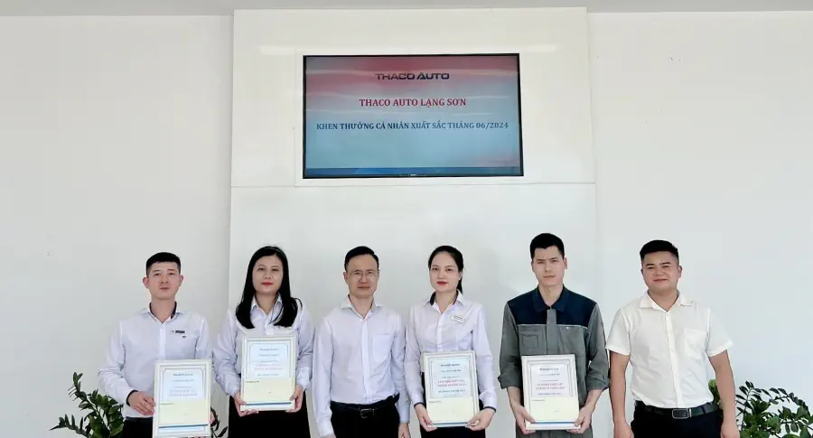 CHÀO CỜ THÁNG 07/2024 TẠI THACO AUTO LẠNG SƠN