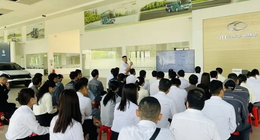 LỄ CHÀO CỜ THÁNG 10 - THACO AUTO LÀO CAI
