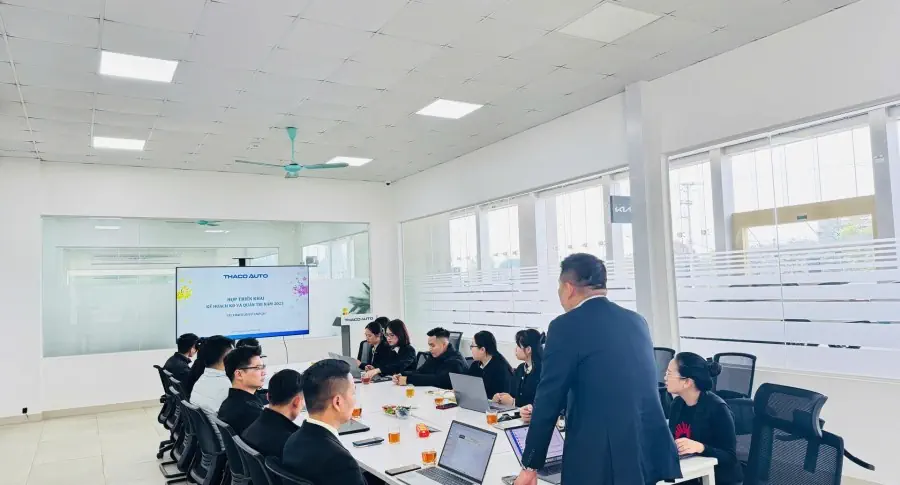 THACO AUTO LÀO CAI TỔ CHỨC HỘI NGHỊ TRIỂN KHAI KẾ HOẠCH KINH DOANH VÀ QUẢN TRỊ NĂM 2025
