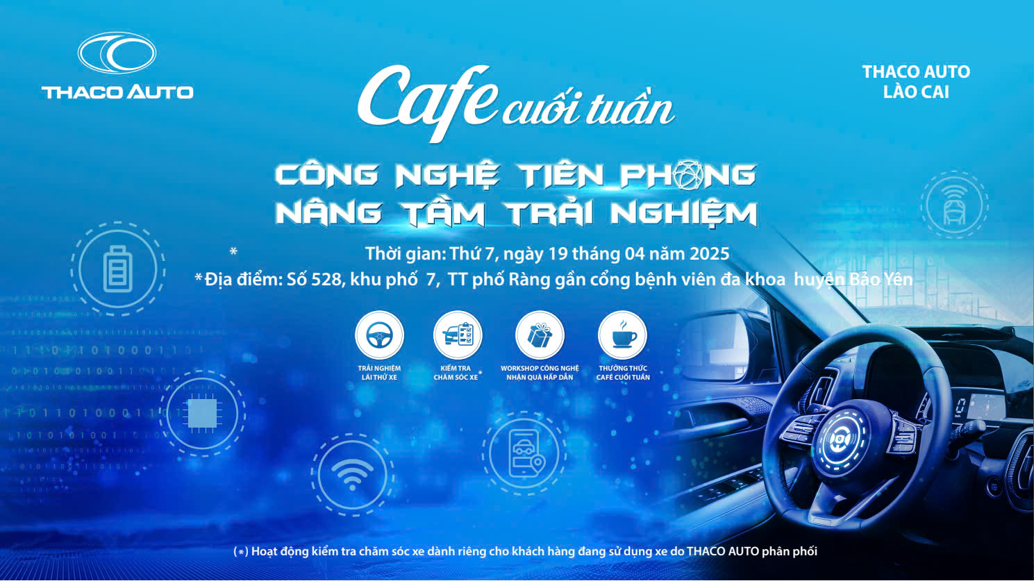 CHƯƠNG TRÌNH LÁI THỬ & MOBILE SERVICE TẠI HUYỆN BẢO YÊN