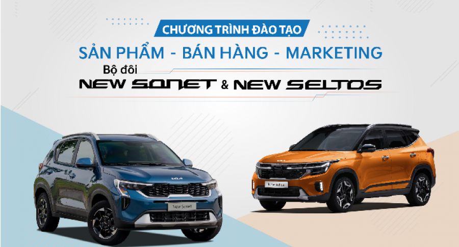 THACO AUTO Long An tham gia đào tạo kiến thức sản phẩm bộ đôi Kia New Sonet và Kia New Seltos