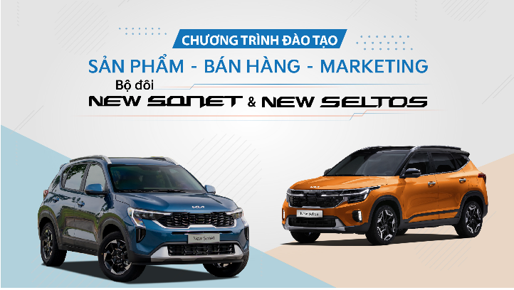 THACO AUTO Long An tham gia đào tạo kiến thức sản phẩm bộ đôi Kia New Sonet và Kia New Seltos