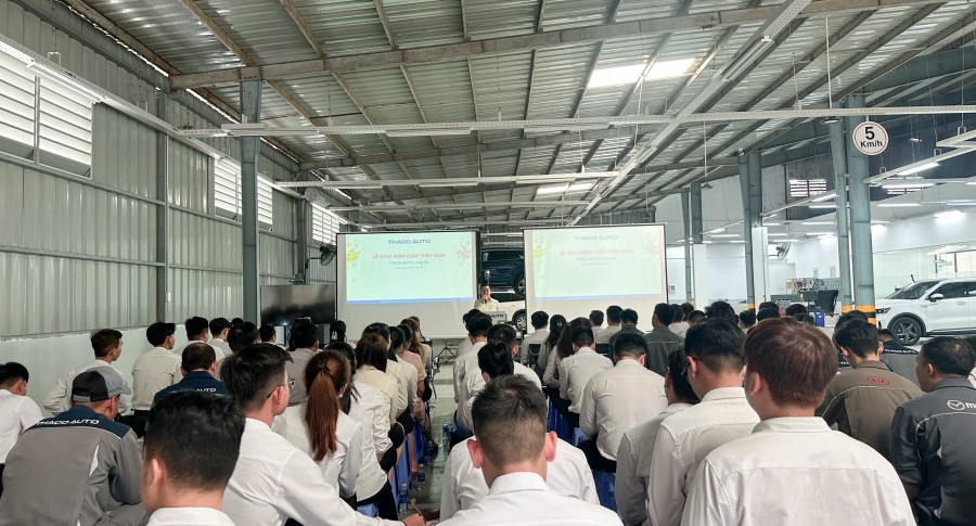 THACO AUTO Long An tổ chức chương trình Lễ Khai niên Giáp Thìn 2024
