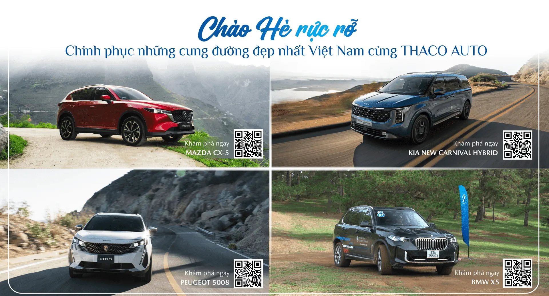 Chinh phục những cung đường đẹp nhất Việt Nam cùng THACO AUTO Long An