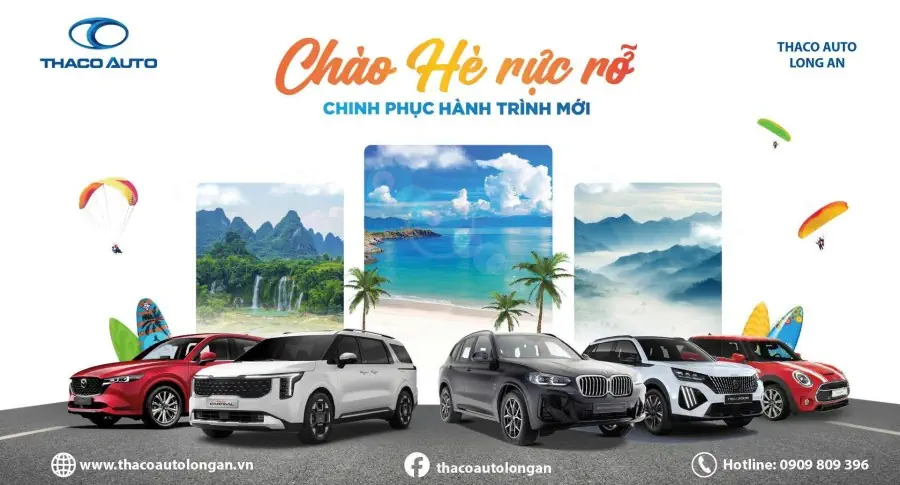 TRẢI NGHIỆM HÈ RỰC RỠ CÙNG THACO AUTO LONG AN VỚI NHIỀU HOẠT ĐỘNG HẤP DẪN