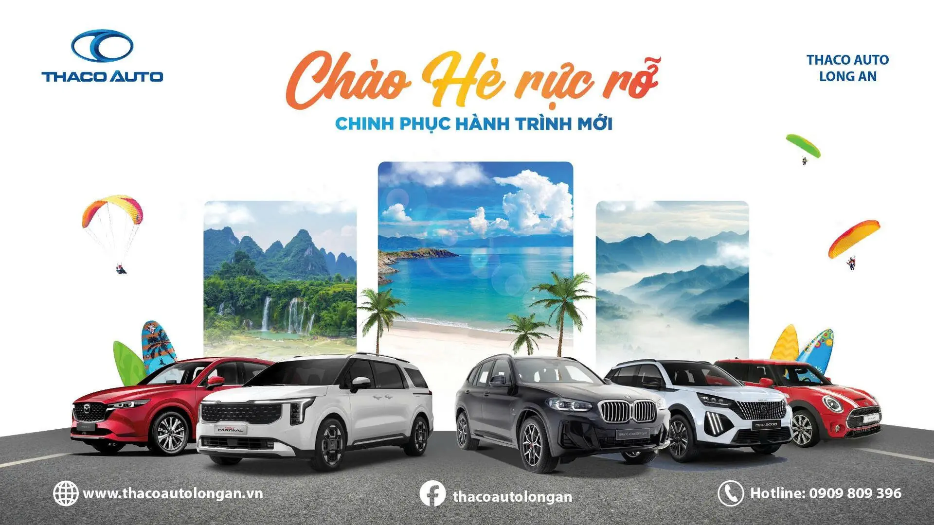 TRẢI NGHIỆM HÈ RỰC RỠ CÙNG THACO AUTO LONG AN VỚI NHIỀU HOẠT ĐỘNG HẤP DẪN